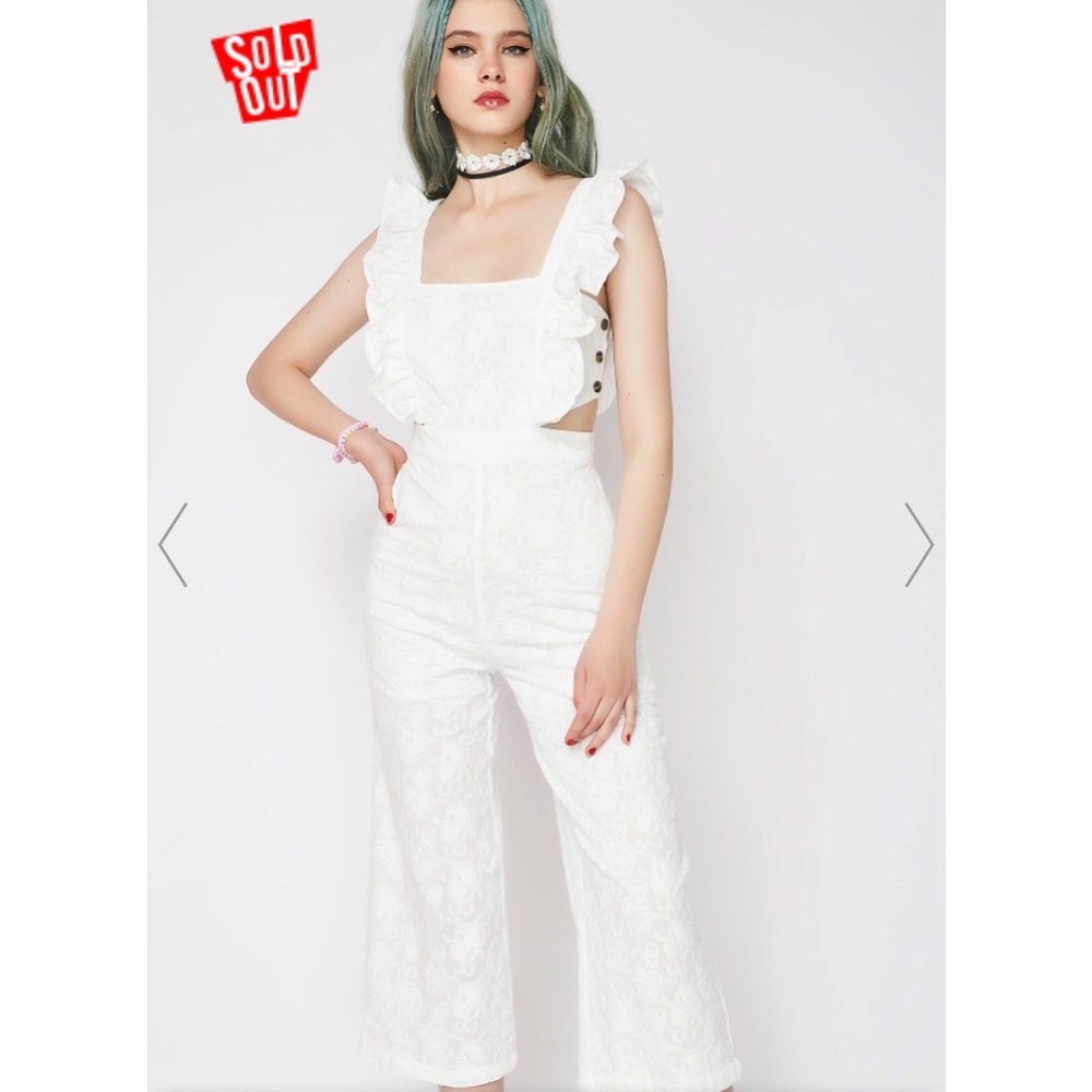 SOLD‼️Re:named Sugar Coated Ruffle Jumpsuit - S